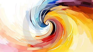 A vibrant swirl of colors creating an abstract, dynamic visual effect