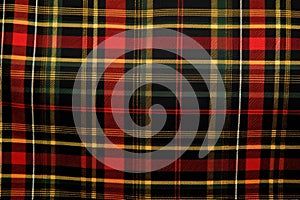 Vibrant tartan plaid pattern