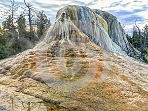 Vibrant thernal feature in Yellowstone