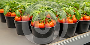 Vibrant Tomatoes in Pots: A Bountiful Harvest