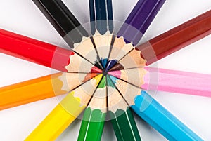 Vibrant Tools of Creativity: Colored Wooden Pencils