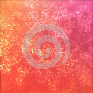 Low poly abstract background featuring a modern geometric design and connected nodes pattern.