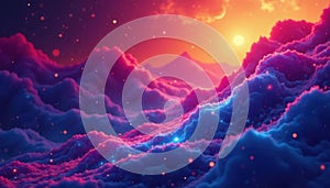 Vibrant vector display showcasing web responsiveness, desktop, illustration