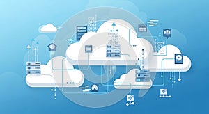 Cloud Computing Network Infrastructure and Data Transfer