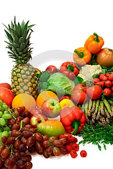 Vibrant Vegetables and Fruits