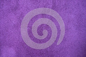 Vibrant violet faux suede fabric