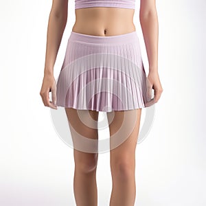 Vibrant Violet Pleated Sports Skirt - Uhd Image - Tamron 24mm F28 photo