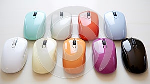 Vibrant Wireless Mice Inspired By Miki Asai\'s Artistic Style