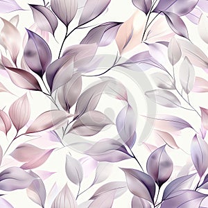 Vibrantly Colored Leaves in Shades of Purple, Pink, and White photo