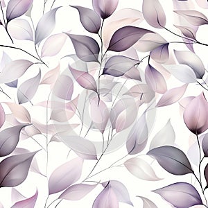 Vibrantly Colored Leaves in Shades of Purple, Pink, and White photo