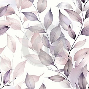 Vibrantly Colored Leaves in Shades of Purple, Pink, and White photo