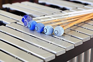 Vibraphone Mallets and Keyboard