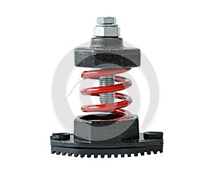 Vibration Damper isolated on white background Clipping Paths photo