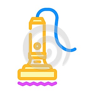 vibration sensor module color icon vector illustration