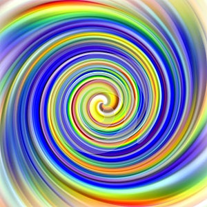 Vibrational rainbow abstract background photo