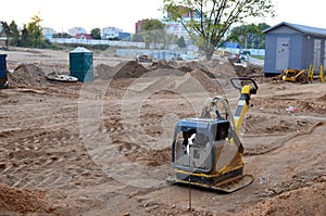 Vibratory plate compactor are designed to compact loose materials such as granular soils, gravel, small aggregate, and hot asphalt