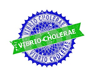 VIBRIO CHOLERAE Bicolor Rosette Corroded Watermark