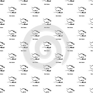 Vibrio Cholerae pattern seamless vector