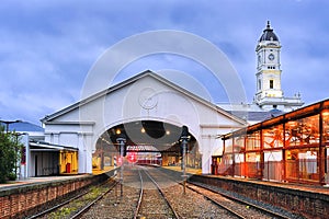 VIC Ballarat Train station rails