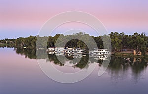 VIC Mildura Murray Pink sunrise photo