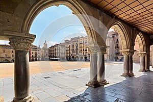 Vic Village in Catalonia, Spain without people photo