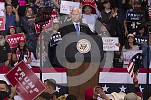 Vice President Mike Pence speaks at President Trump Re-election Rally - KEEP AMERICA GREAT