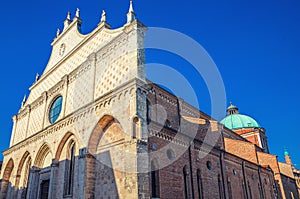 Vicenza Cathedral Cattedrale di Santa Maria Annunziata Roman Catholic church building in Piazza del Duomo square