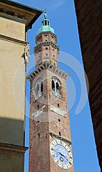 Vicenza Italy famous monument Tower called Basilica Palladiana