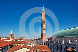 Vicenza, Veneto, Italy. The Basilica Palladiana is a Renaissance building in the central Piazza dei Signori in Vicenza