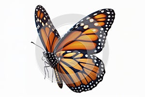 Viceroy Butterfly isolated on solid white background. ai generative