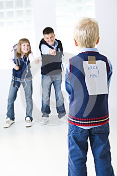 The victim of school-joke