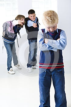 The victim of school-joke