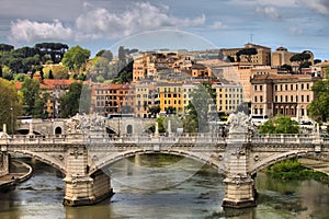 Victor Emmanuel II bridge in Rome