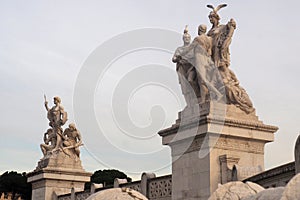 Victor Emmanuel II National Monument in Rome, Italy