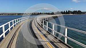 Victor Harbour as view from the causeway to Granite Island South Australia