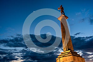 Victor monument at Belgrade fortress Kalemegdan in Belgrade, capital of Serbia