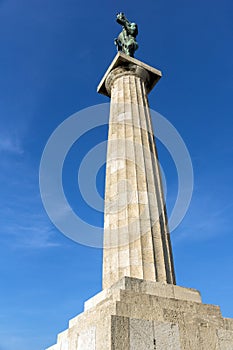The Victor monument  in city of Belgrade, Serbia