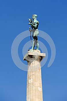 The Victor Monument, Pobednik, Belgrade, Serbia.