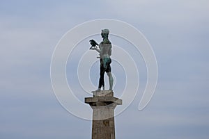 The Victor Pobednik a monument in the Upper Town of the Belgrade Fortress photo