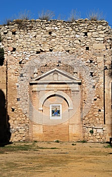 Victoria church ruin, Estepa, Spain. photo