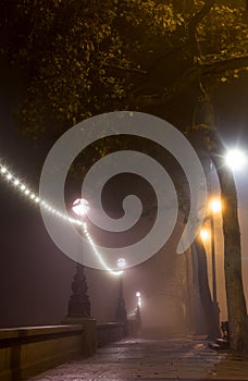 Victoria Embankment Fog