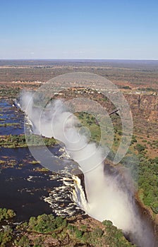 Victoria Falls Aerial View