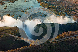 Victoria Falls from the Air photo