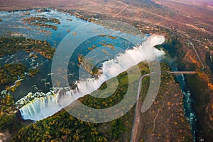 Victoria Falls from the Air photo