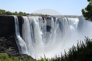 Victoria Falls, ground view from Zimbabwe side