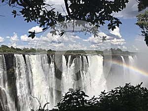 Victoria Falls view from Zimbabwe