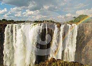 The Victoria Falls in Zimbabwe