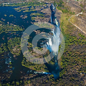 The Victoria Falls in Zimbabwe, Africa