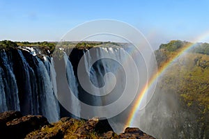 Victoria Falls in Zimbabwe, Africa.