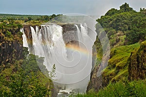 Victoria Falls, Zimbabwe, closeup